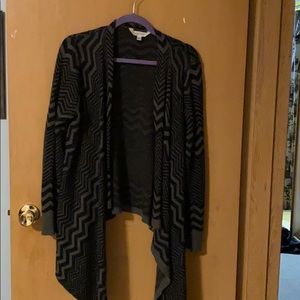 Geometric print sweater